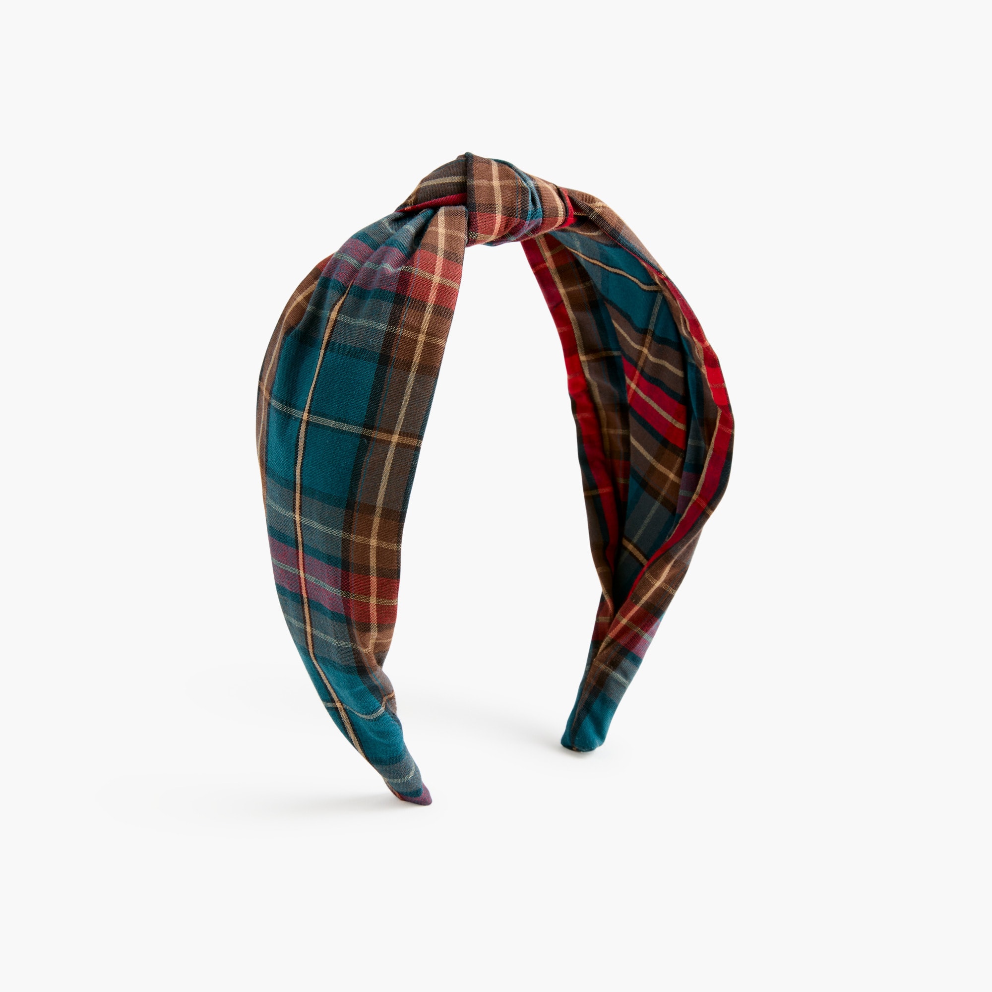 Tartan knot headband