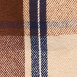 Brushed cotton flannel workshirt LIAM KHAKI BROWN
