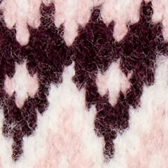 Fair Isle pom-pom beanie CHOCOLATE FAIRISLE