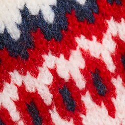 Fair Isle mittens IVORY FAIRISLE