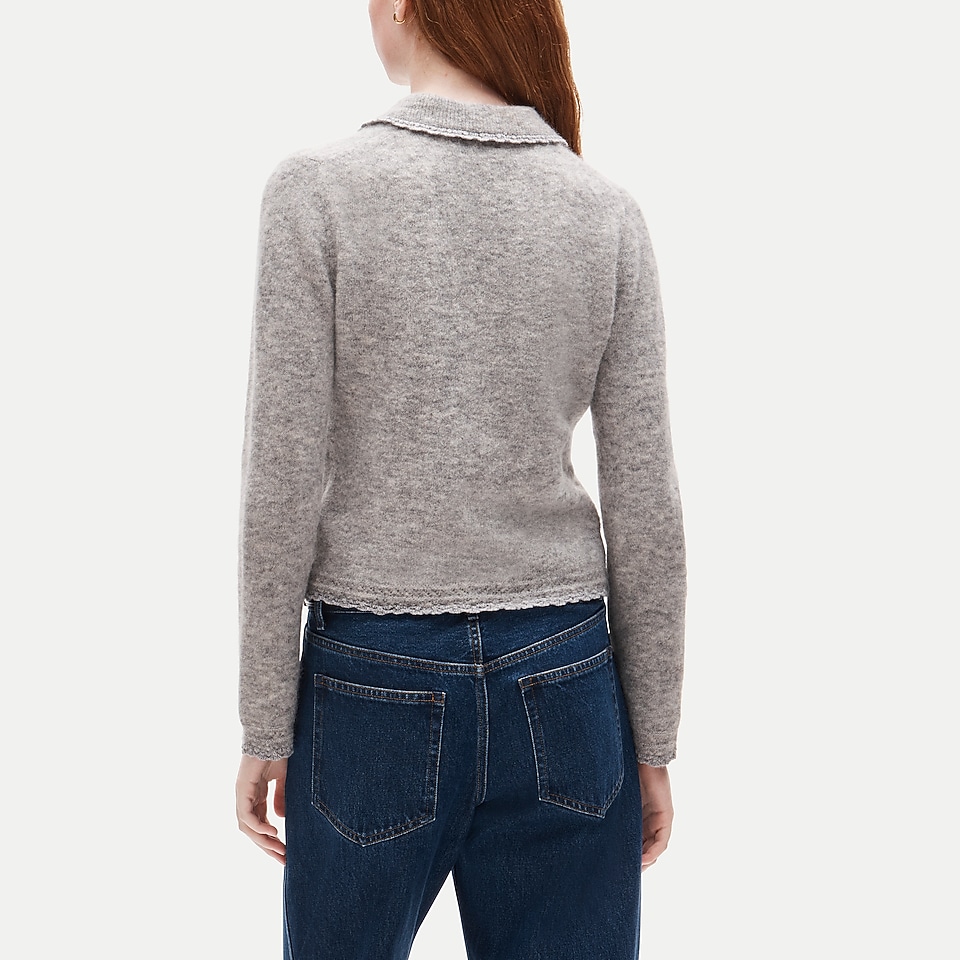 Chunky Alpaca Turtleneck Sweater In Fair Isle Diamonds For Women