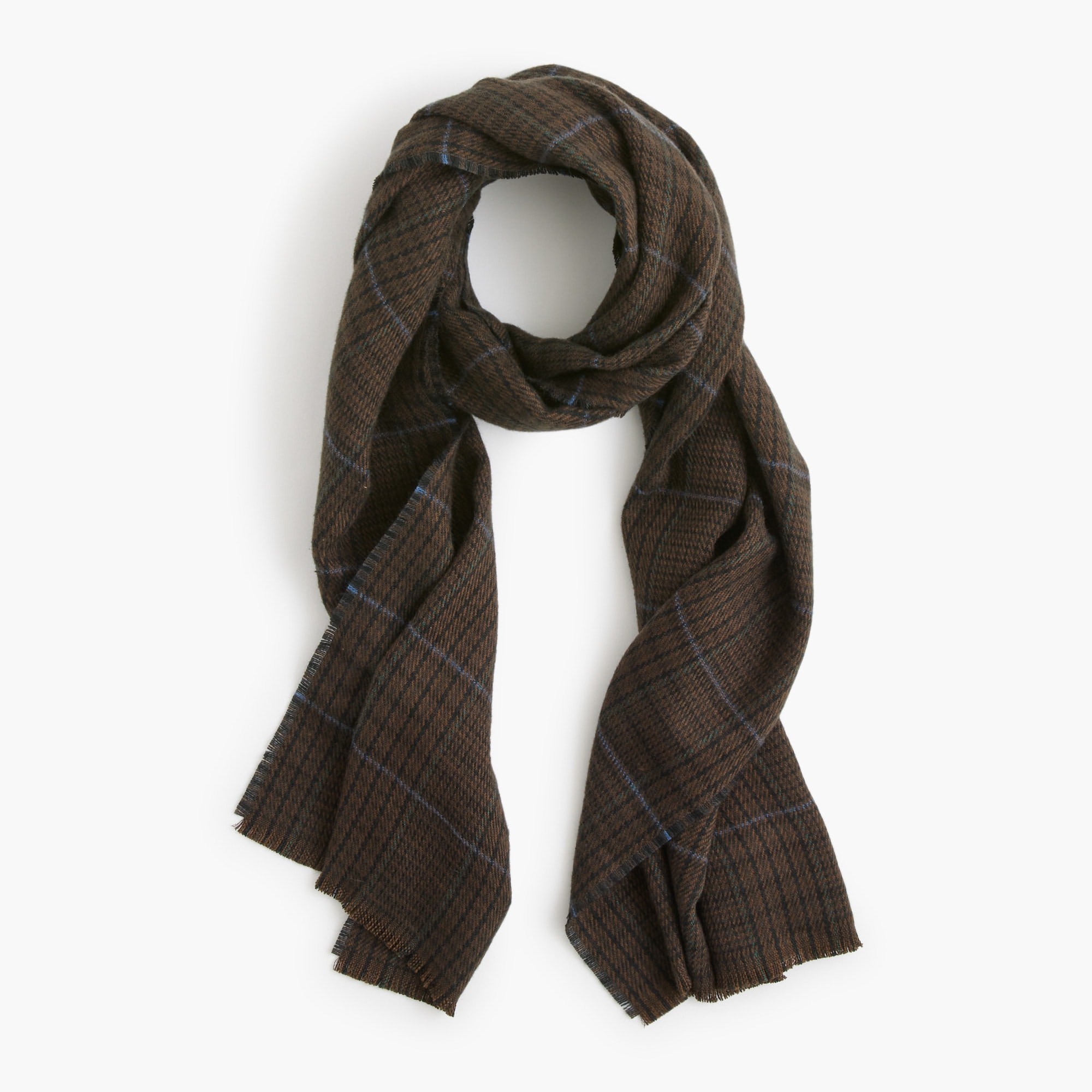 Glen plaid scarf