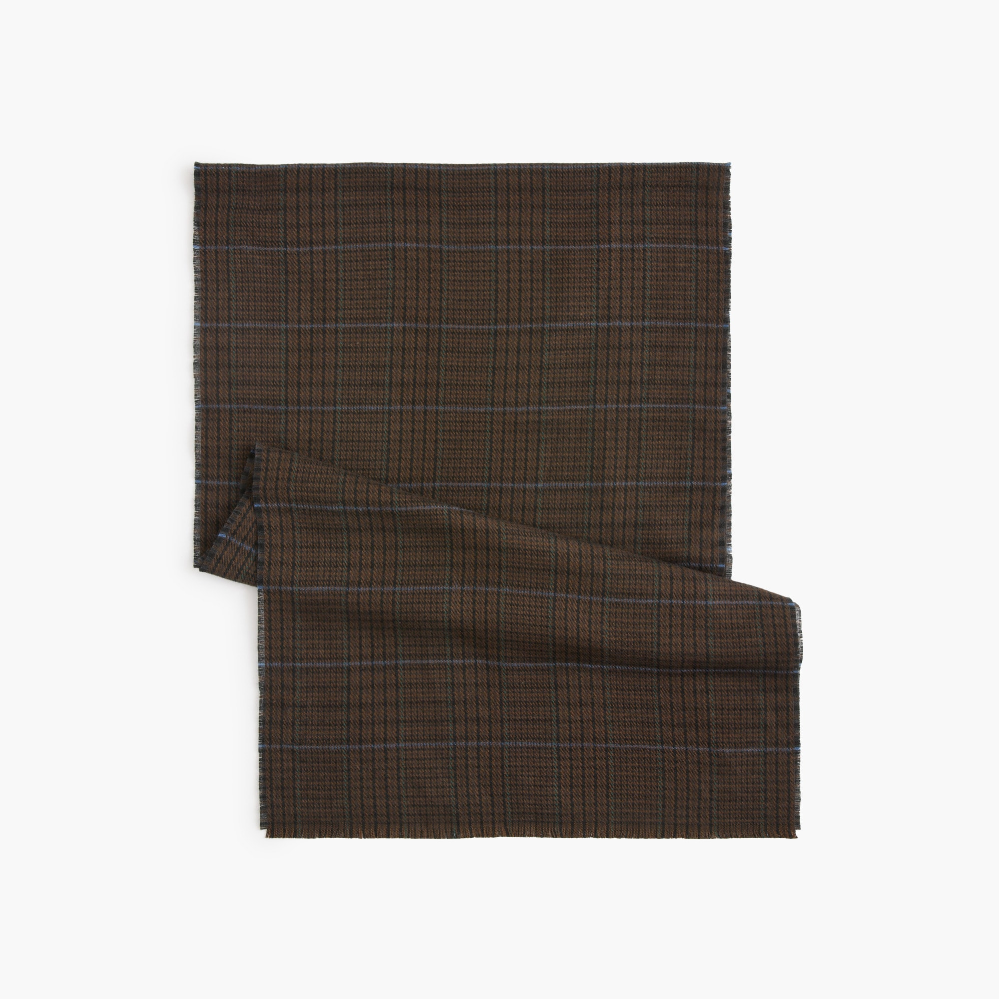 Glen plaid scarf