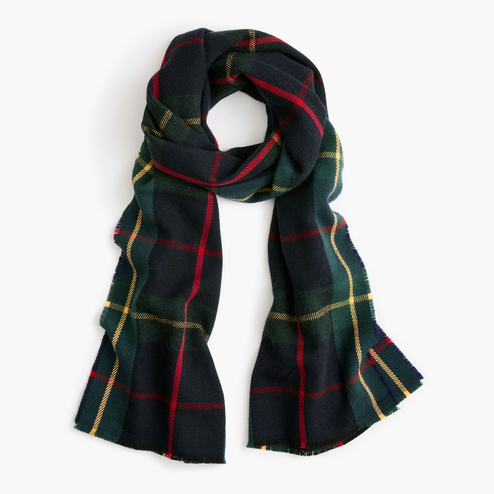 Holiday plaid scarf