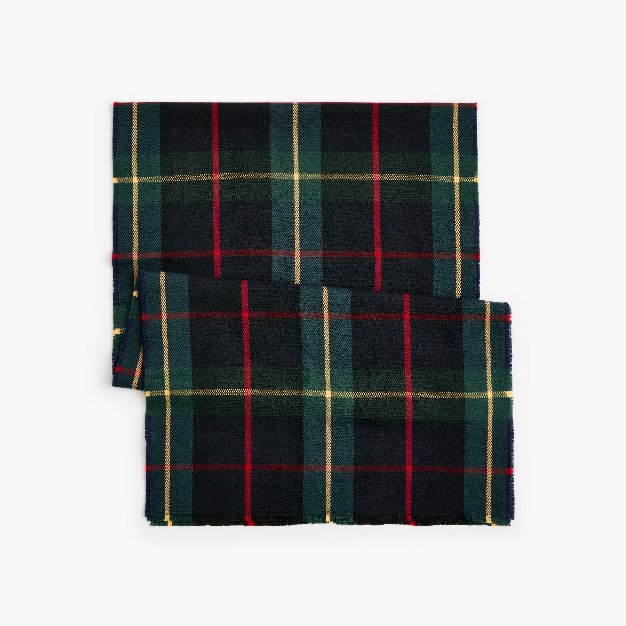 Holiday plaid scarf