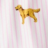 Kids' printed flannel pajama pant GOLDEN RETRIEVER STRIPE
