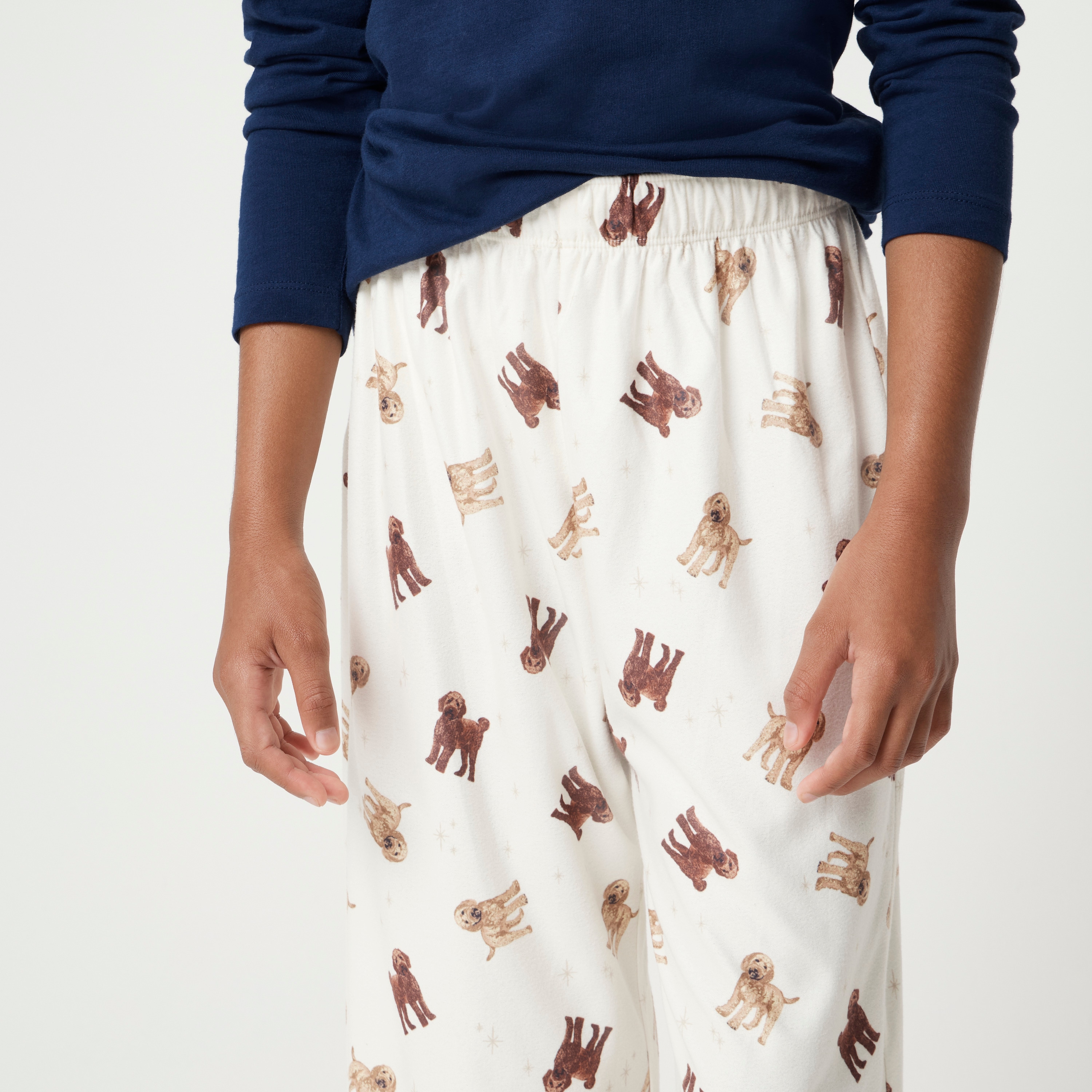 Kids' goldendoodle dog pajama pant
