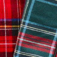 Long-sleeve pajama pant set in plaid flannel HYGGE COCKTAIL