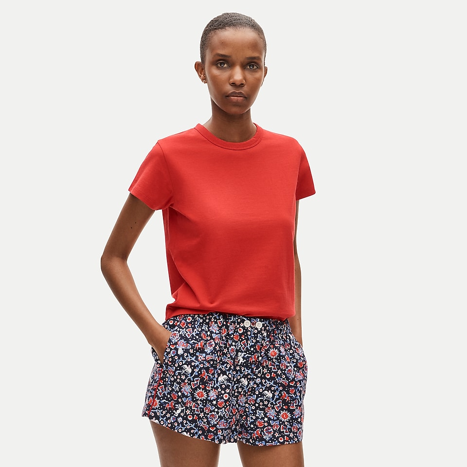 Boxer short in flannel charm print by J.Crew
