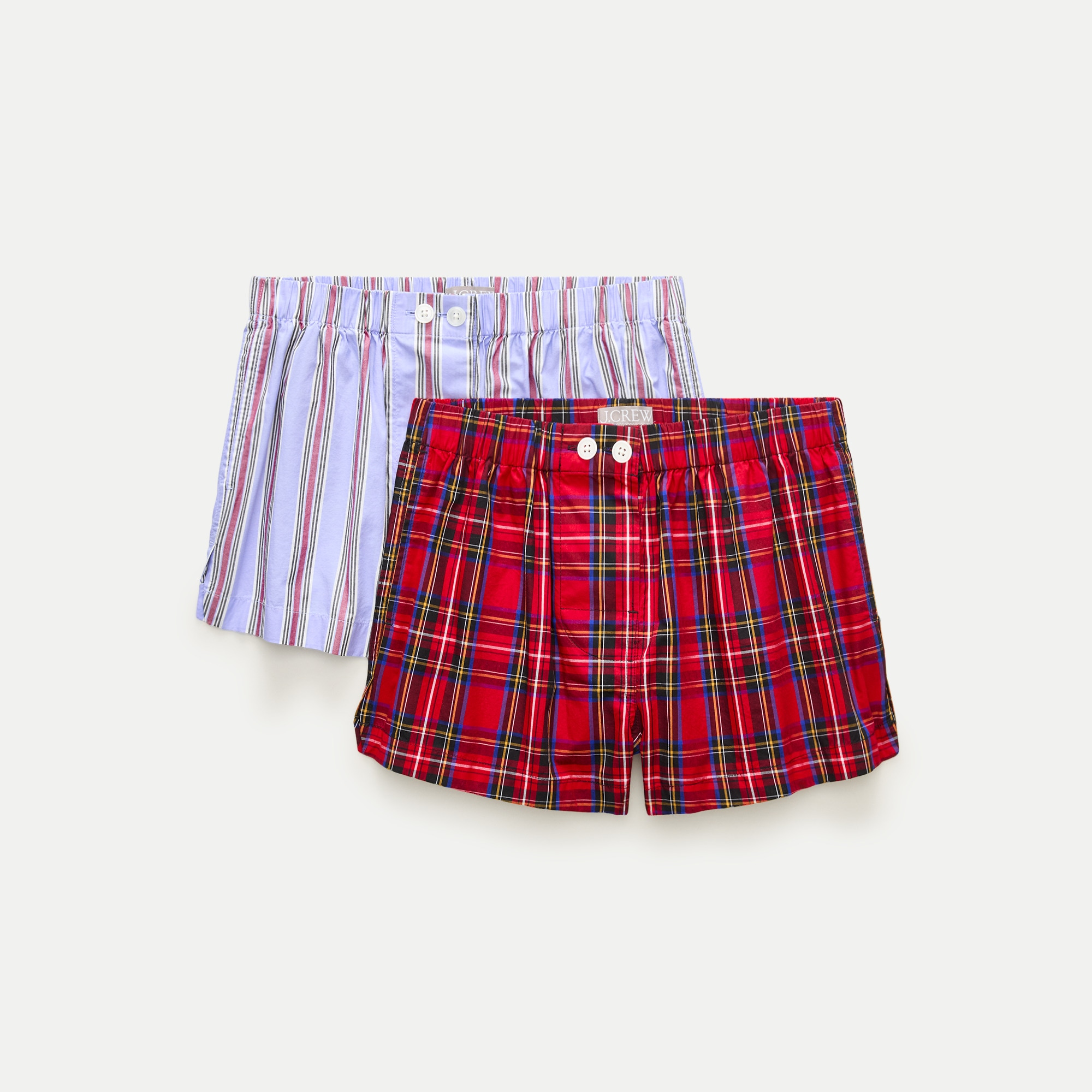 Cotton poplin boxer short two-pack