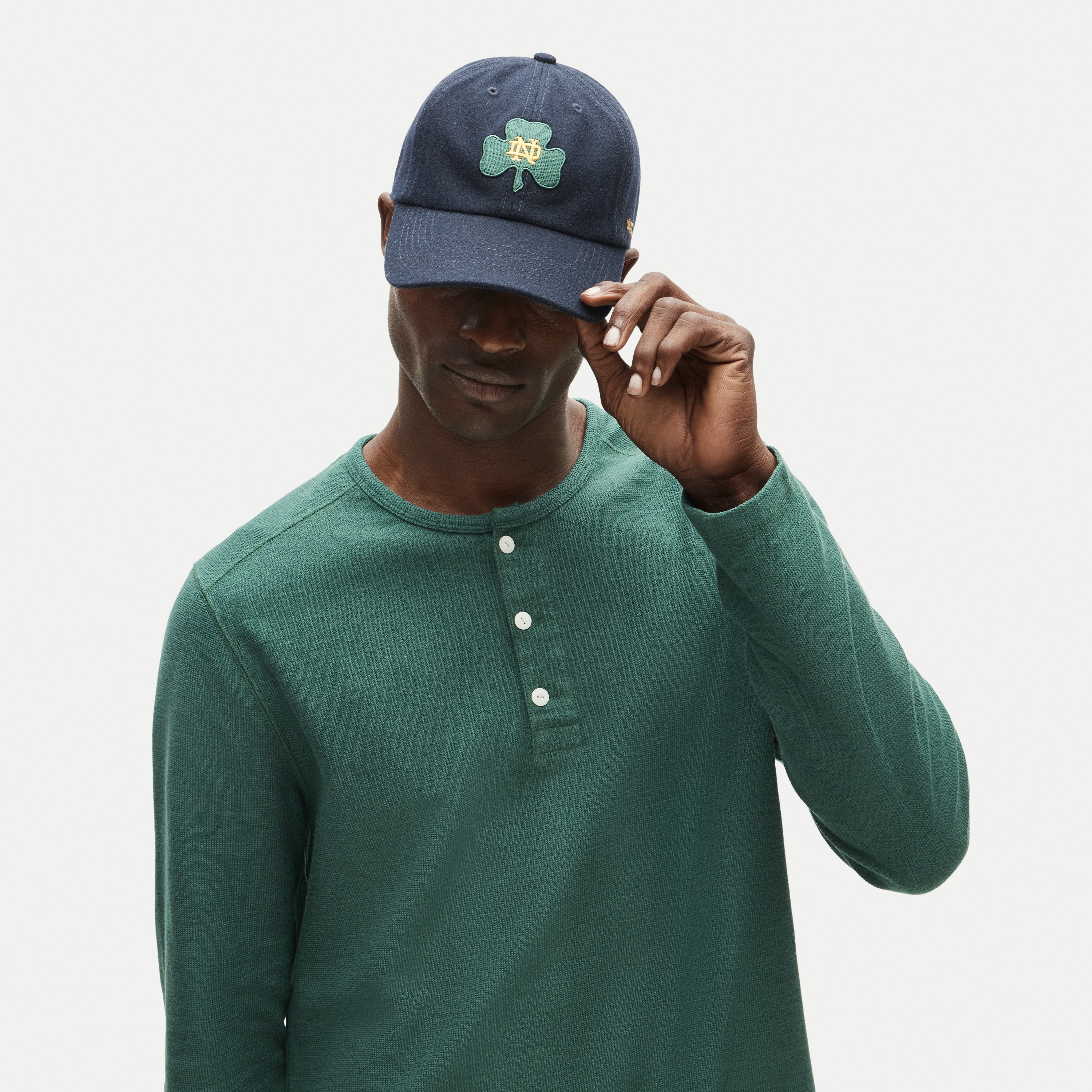 '47 x J.Crew Notre Dame cleanup cap