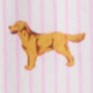 100% cotton flannel pajama pant GOLDEN RETRIEVER STRIPE
