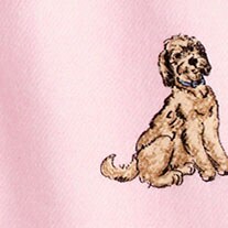 100% cotton flannel pajama short DOODLE