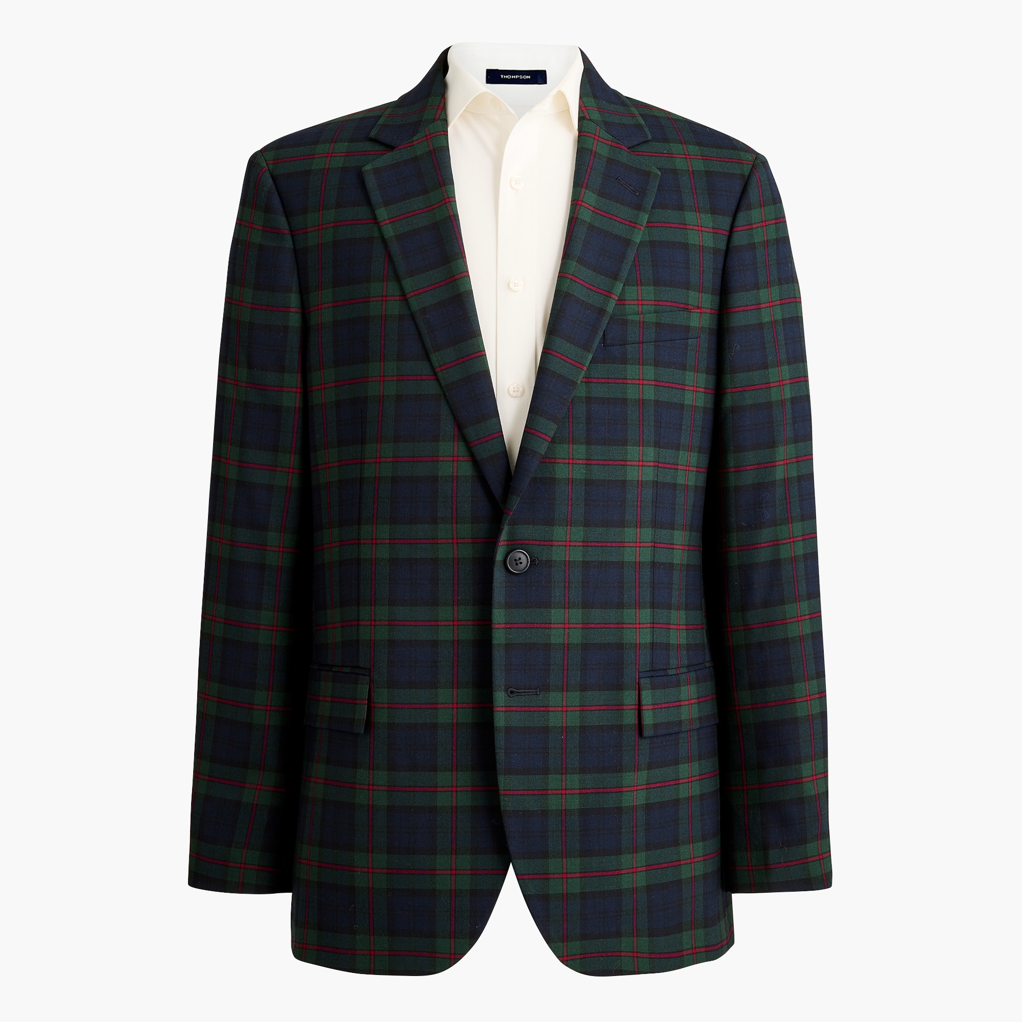 Plaid suit jacket