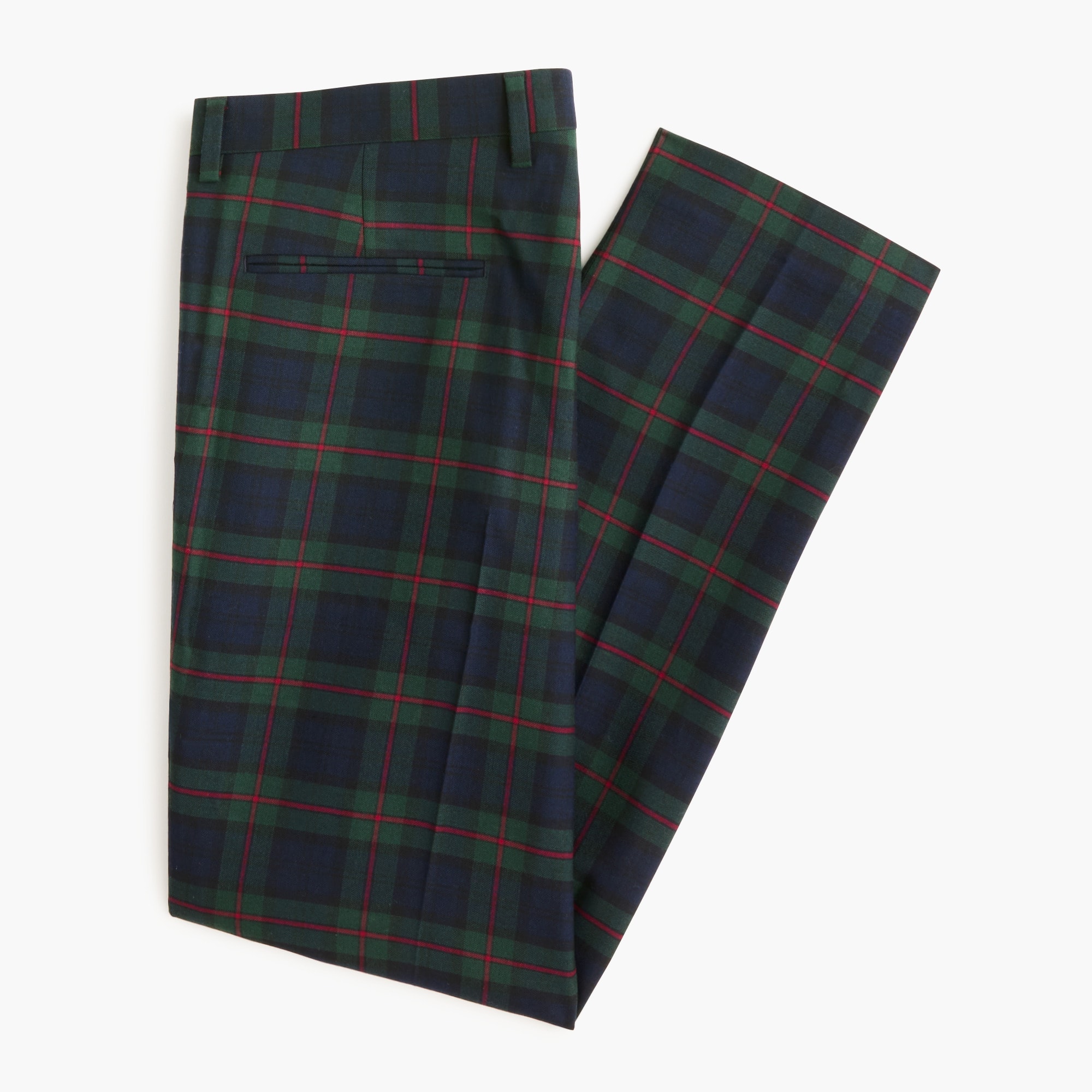Plaid suit pant