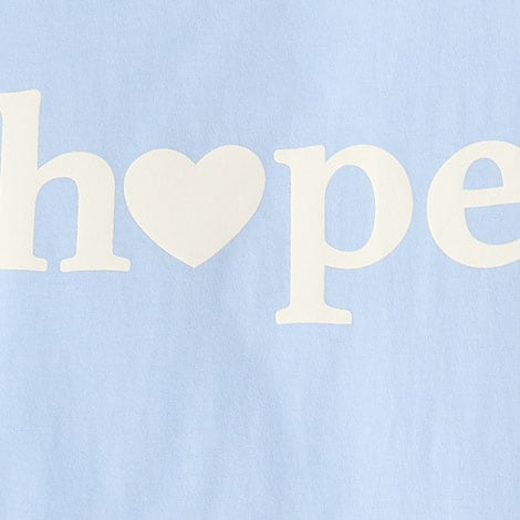 Fishing bear graphic tee FADED CHAMBRAY