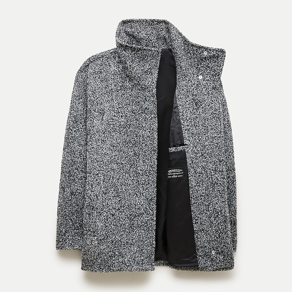 Palais Double-breasted Topcoat In Italian Wool-blend Melton For