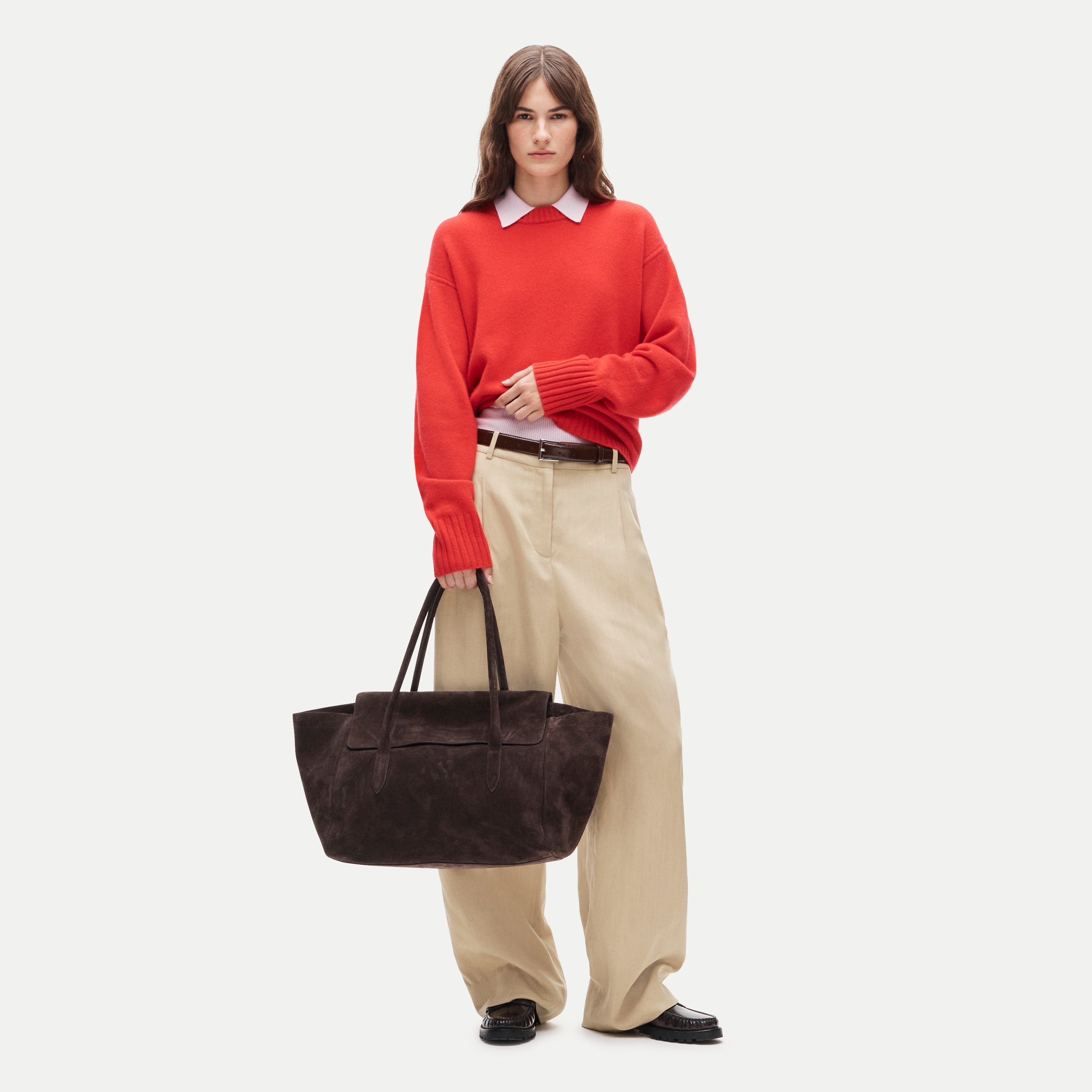 Berkeley large tote in suede