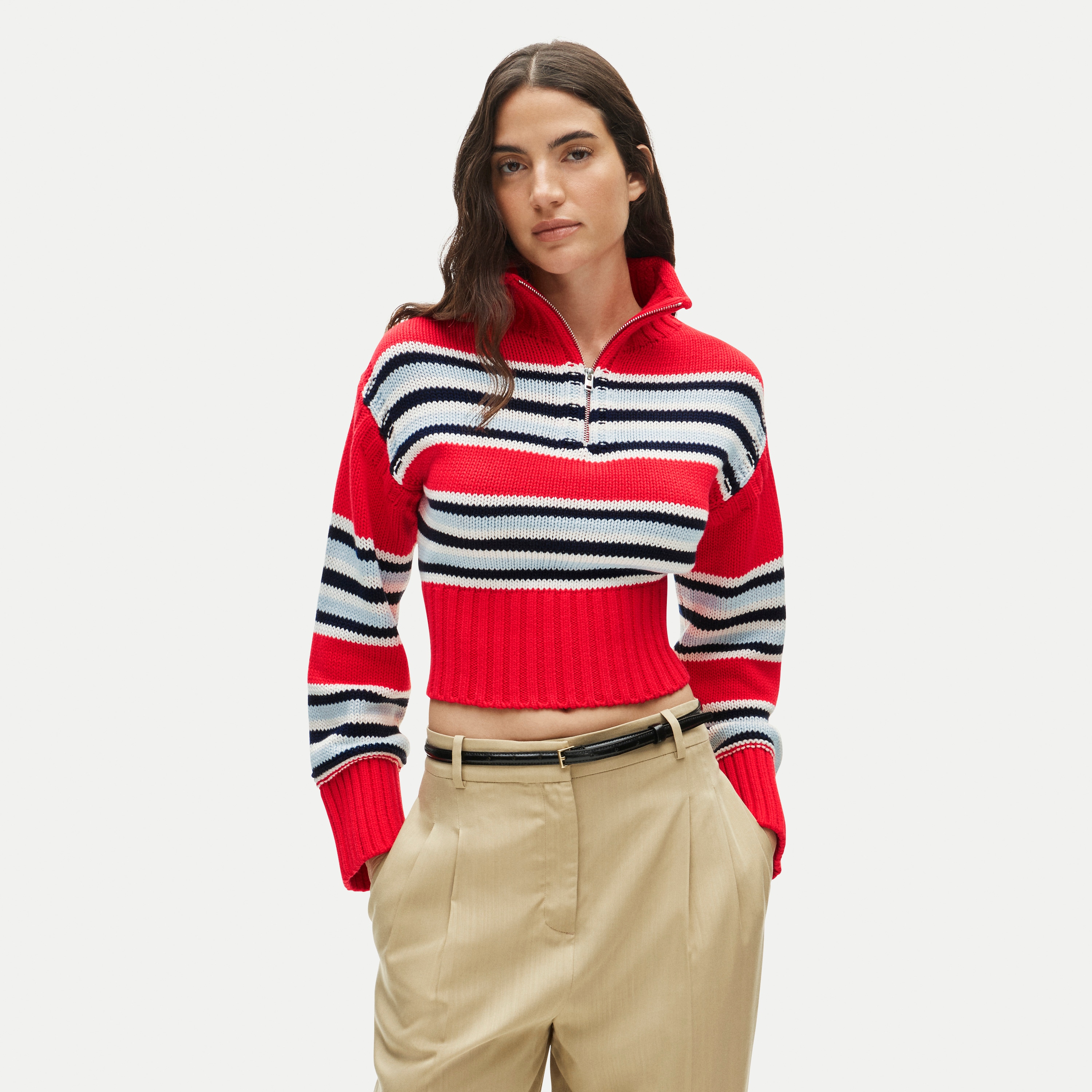 Tiny Rollneck™ In Stripe For Women | J.Crew