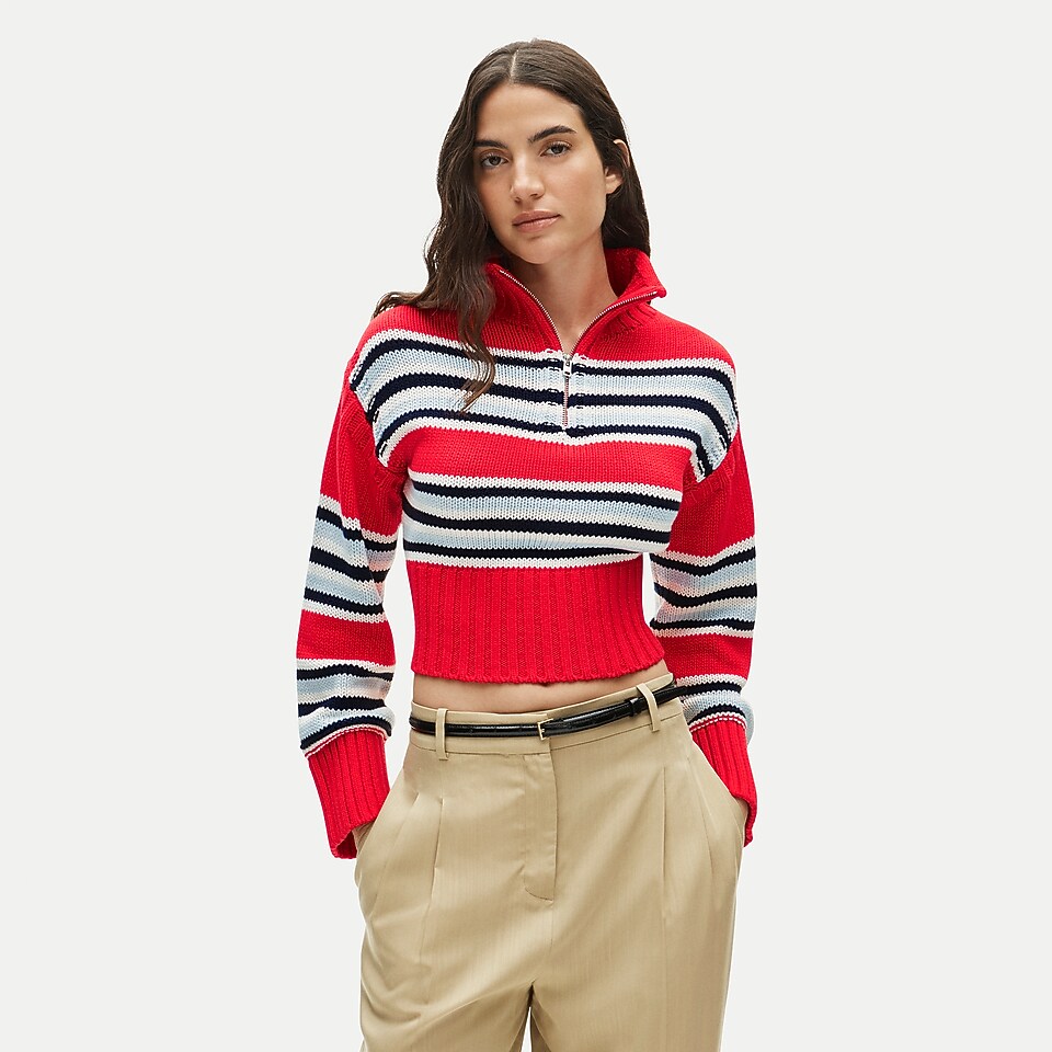 Tiny Rollneck™ in stripe by J.Crew