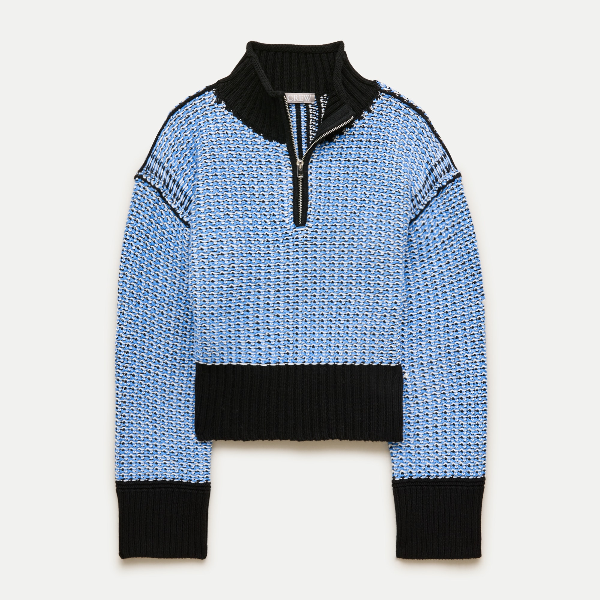 Tiny Rollneck™ In Colorblock Tweed Stitch For Women | J.Crew