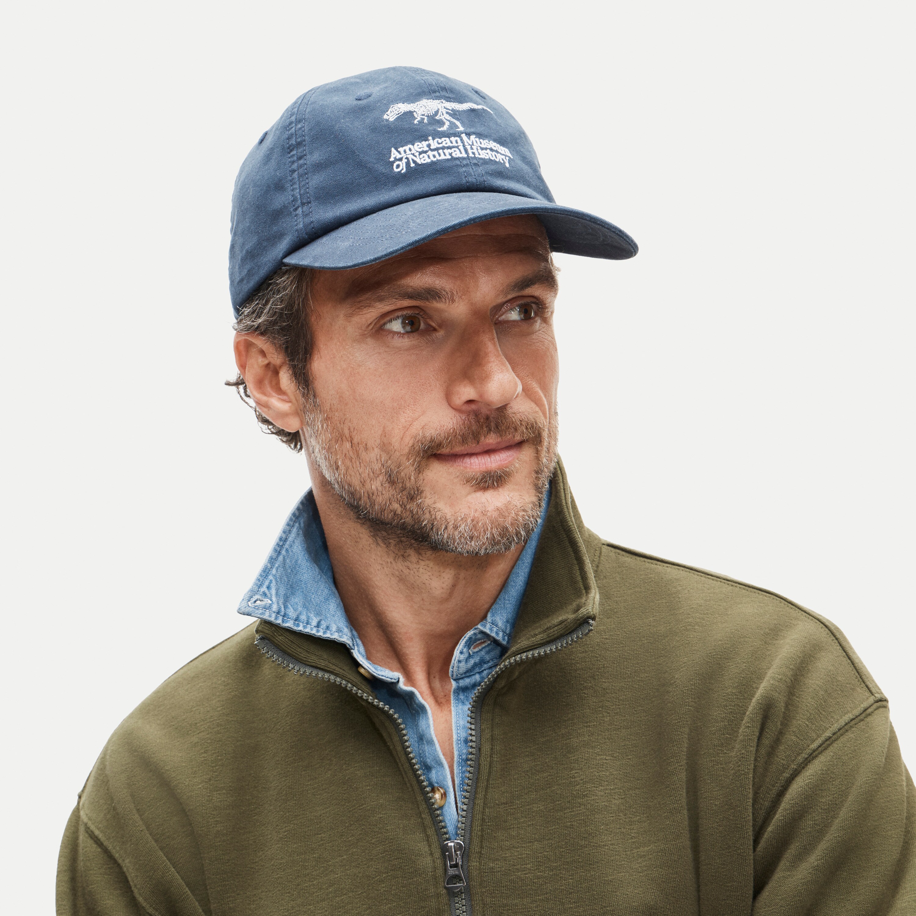 American Museum of Natural History for J.Crew embroidered baseball cap