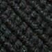 Embellished tie-on collar in merino wool BLACK