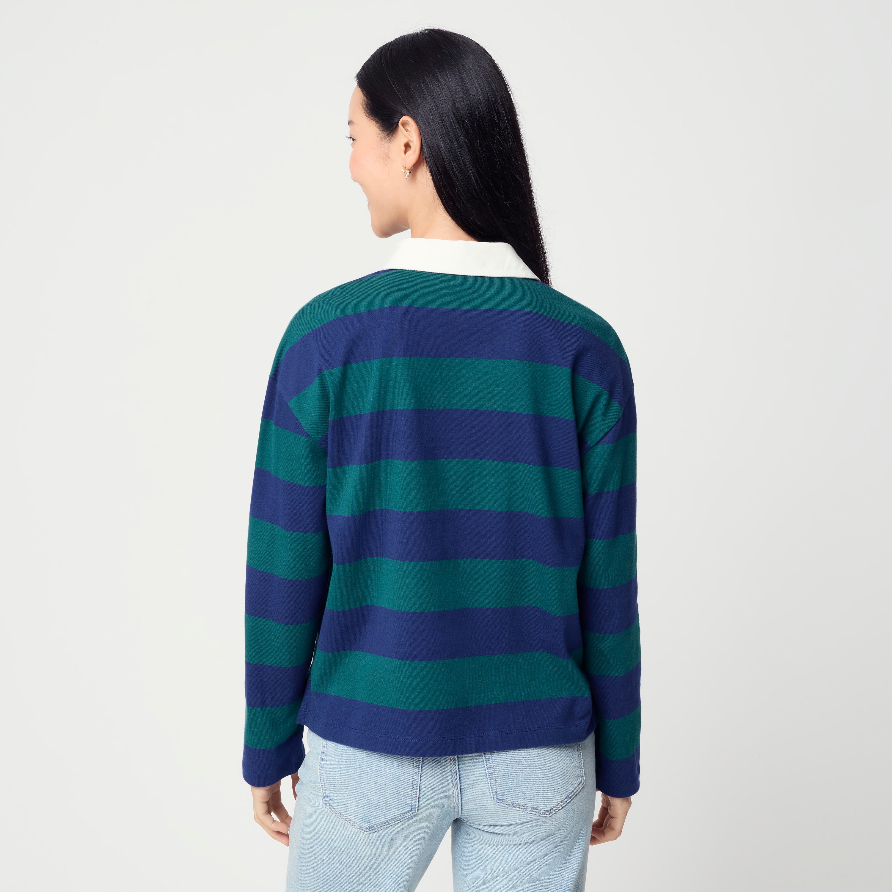 100% cotton embellished rugby shirt