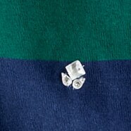 100% cotton embellished rugby shirt ANTIQUE NAVY DARK GREEN