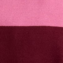 100% cotton embellished rugby shirt VINTAGE RASPBERRY ROUGE