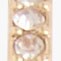 Pav&eacute; hoop earrings CRYSTAL