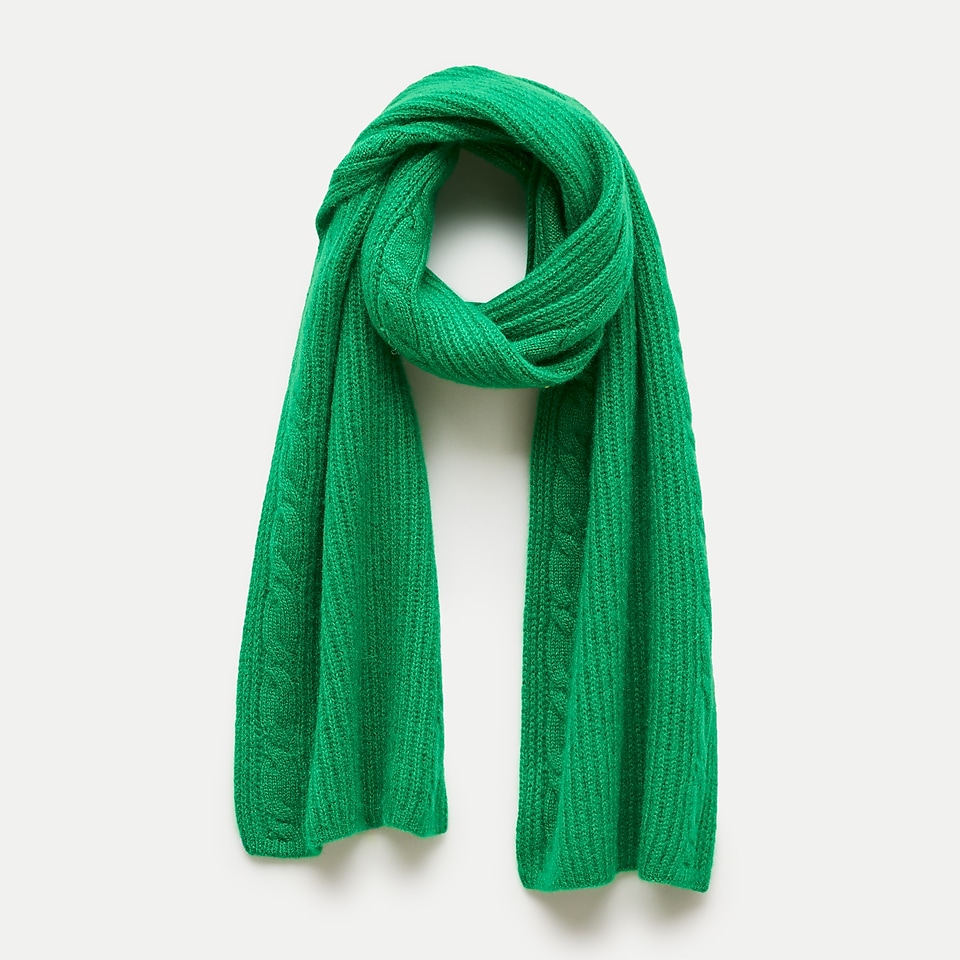 Ribbed cashmere scarf by J.Crew