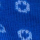 Merino wool bandana in reversible paisley SALT STONE BLUE MULTI