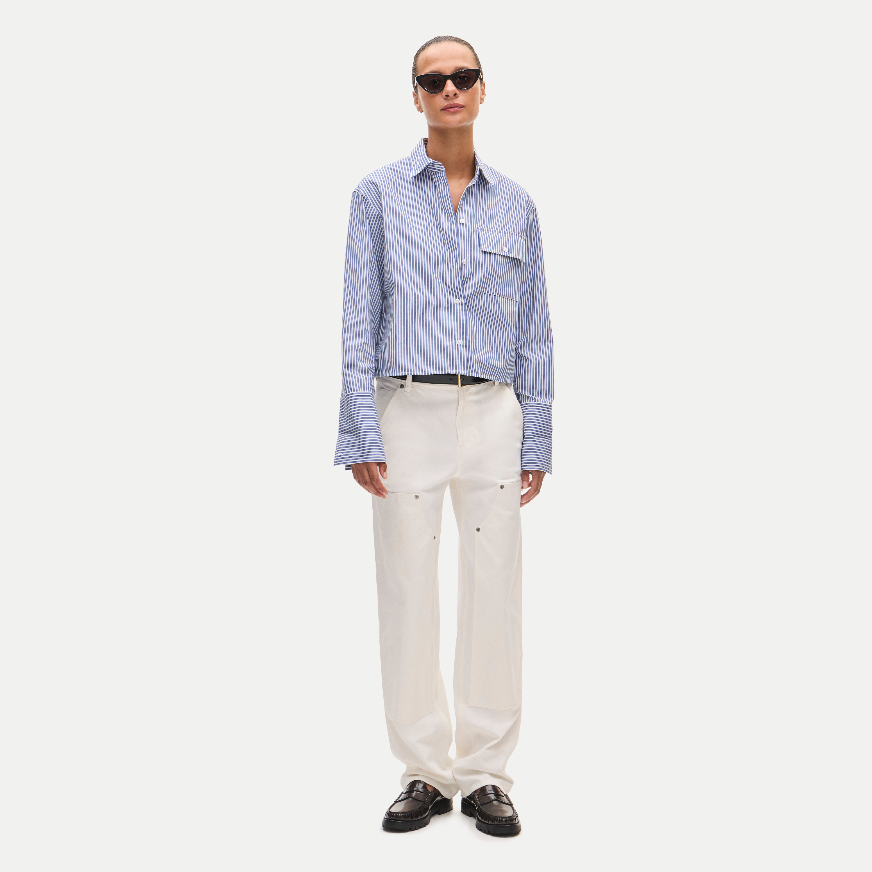 Maryam Nassir Zadeh X J.Crew Sheer Top In Silk Chiffon For Women