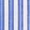 Esme cropped button-up shirt in striped cotton poplin BLUE WHITE STRIPE