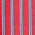 Esme cropped button-up shirt in striped cotton poplin SNAPPER RED