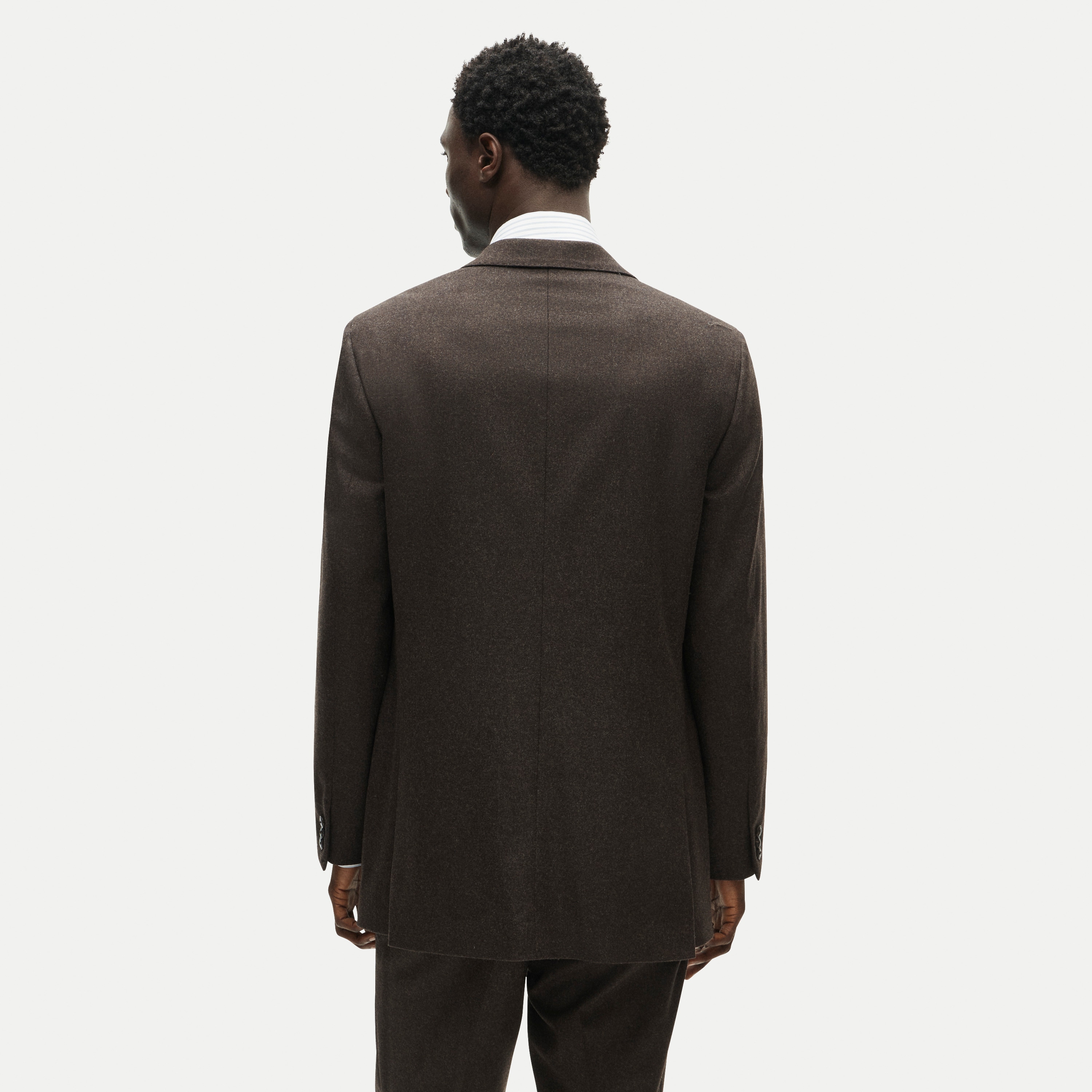 Ludlow Slim-fit suit jacket in Italian wool flannel