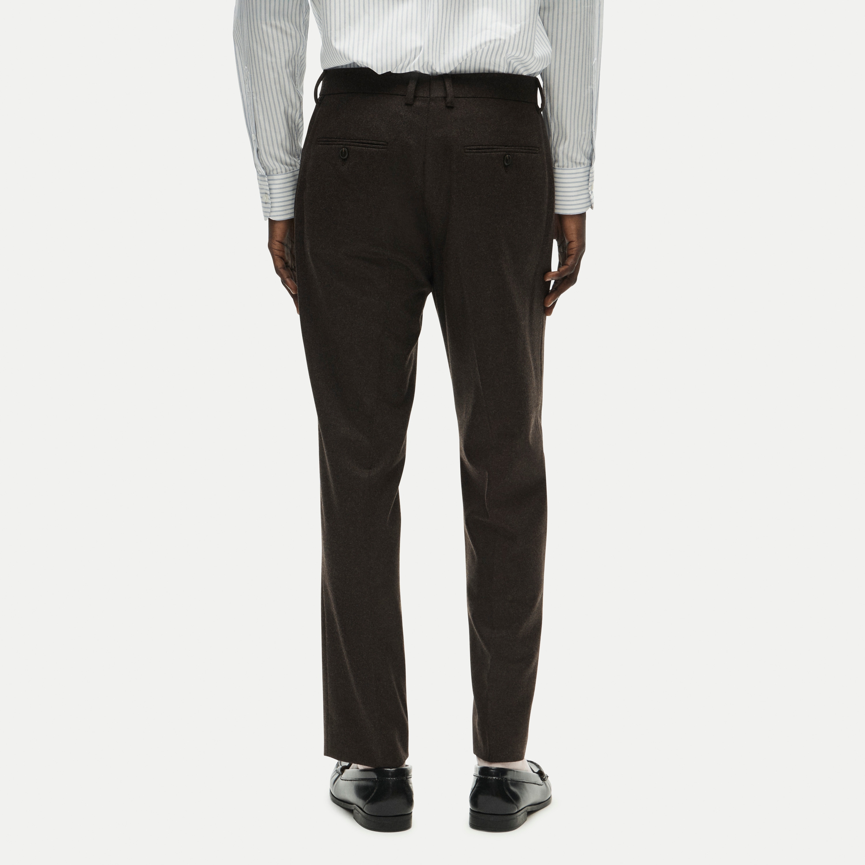 Ludlow Slim-fit suit pant in Italian wool flannel
