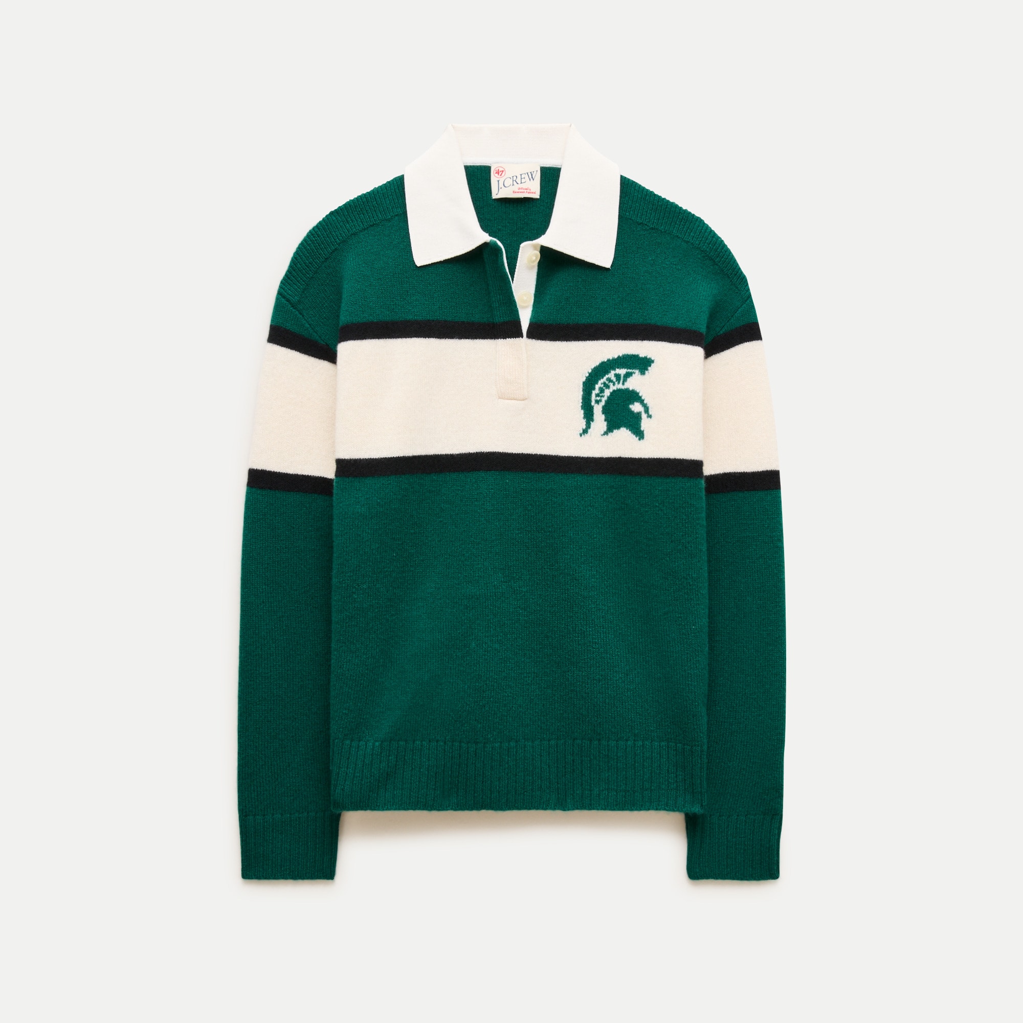 '47 x J.Crew vintage wool Michigan State rugby