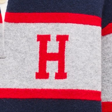 '47 x J.Crew vintage wool Michigan State rugby BLUE GREY