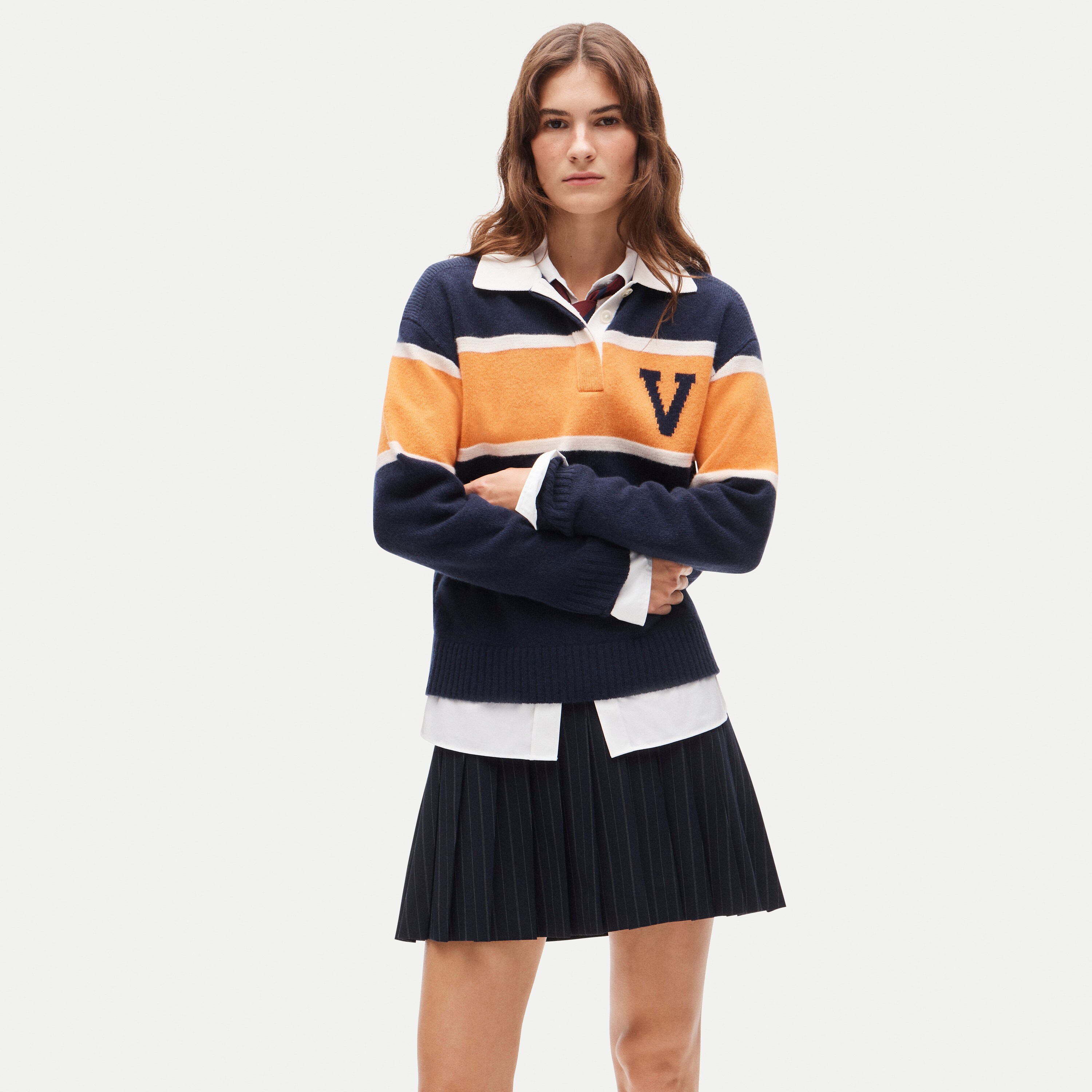 '47 x J.Crew vintage wool University of Virginia rugby