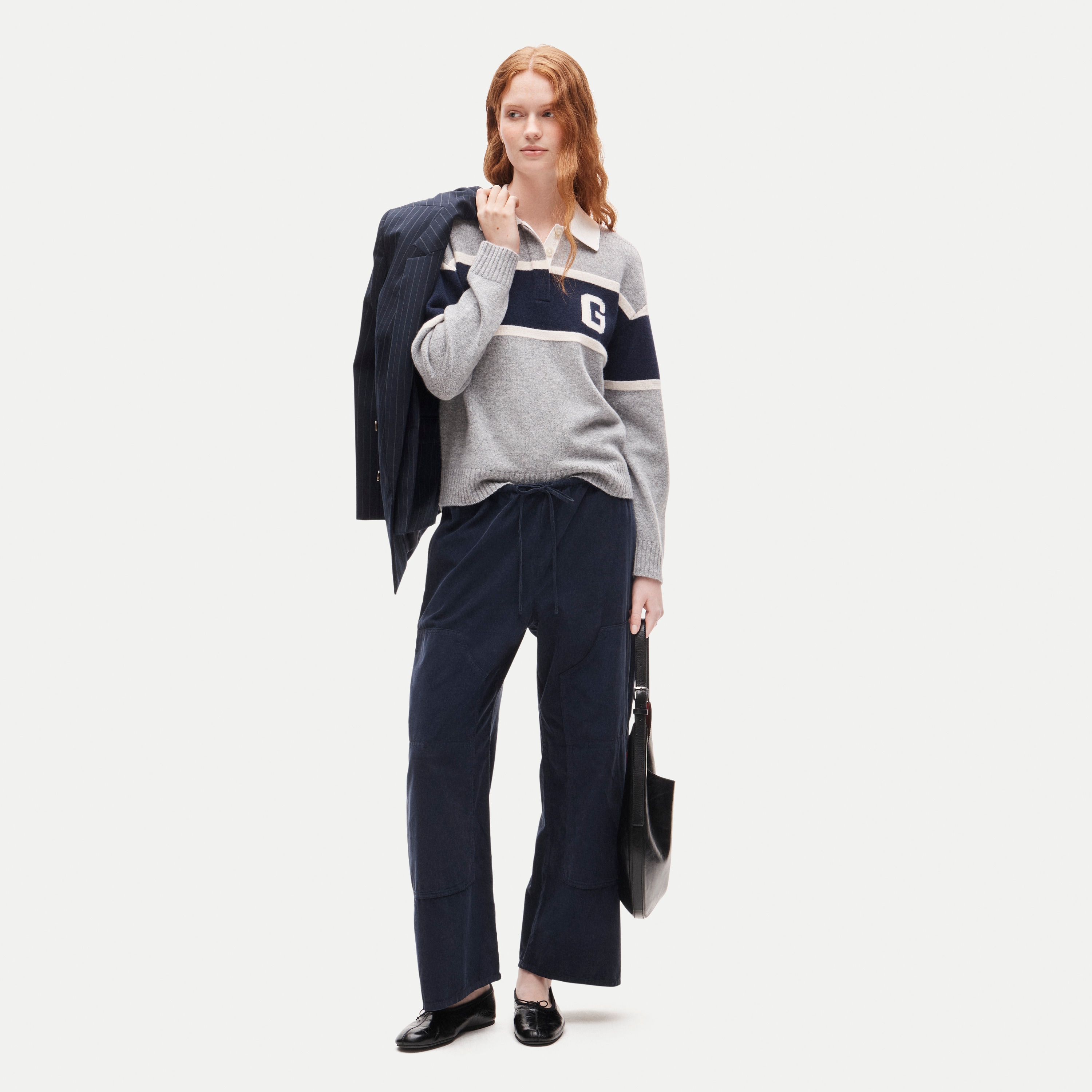 '47 x J.Crew vintage wool Georgetown rugby
