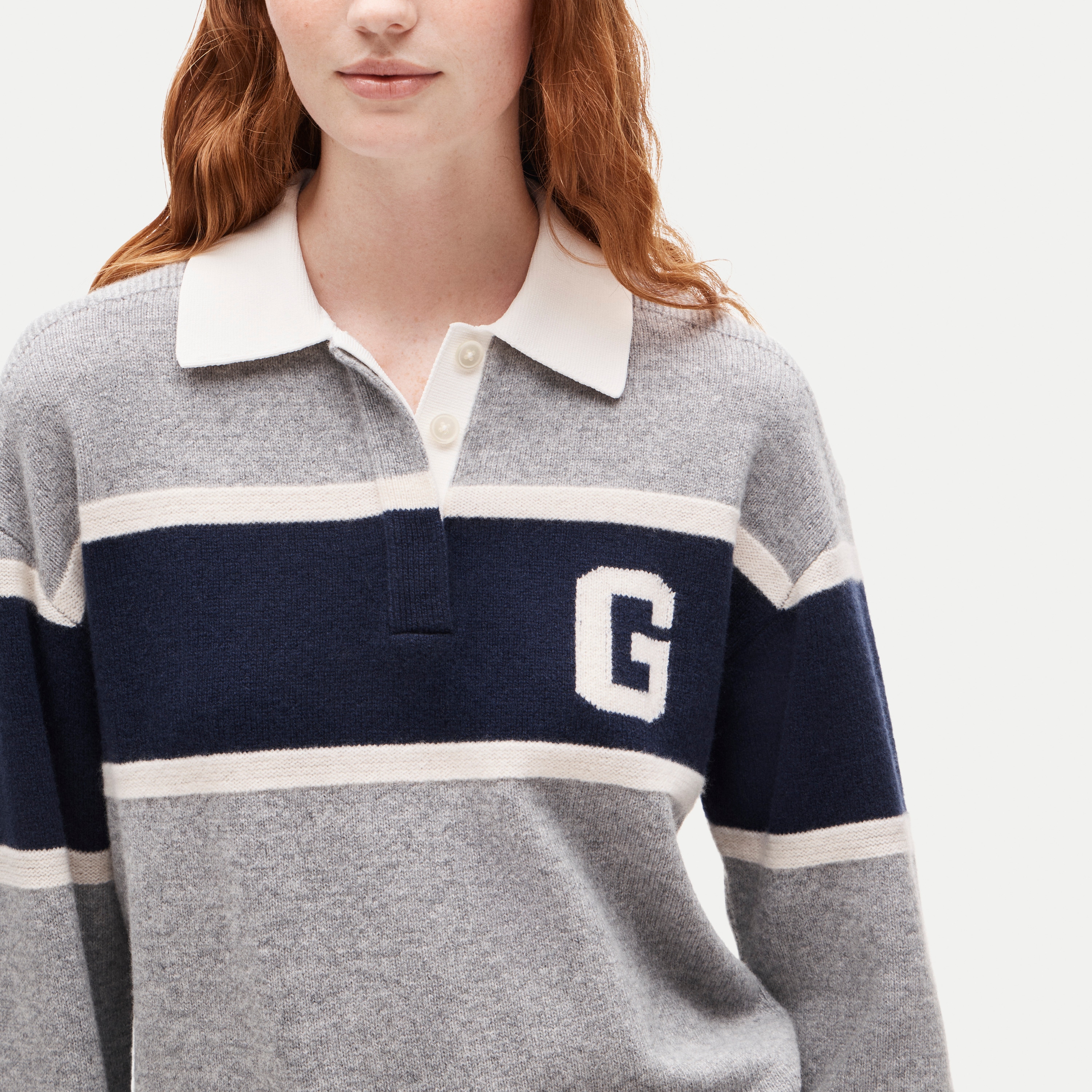 '47 x J.Crew vintage wool Georgetown rugby