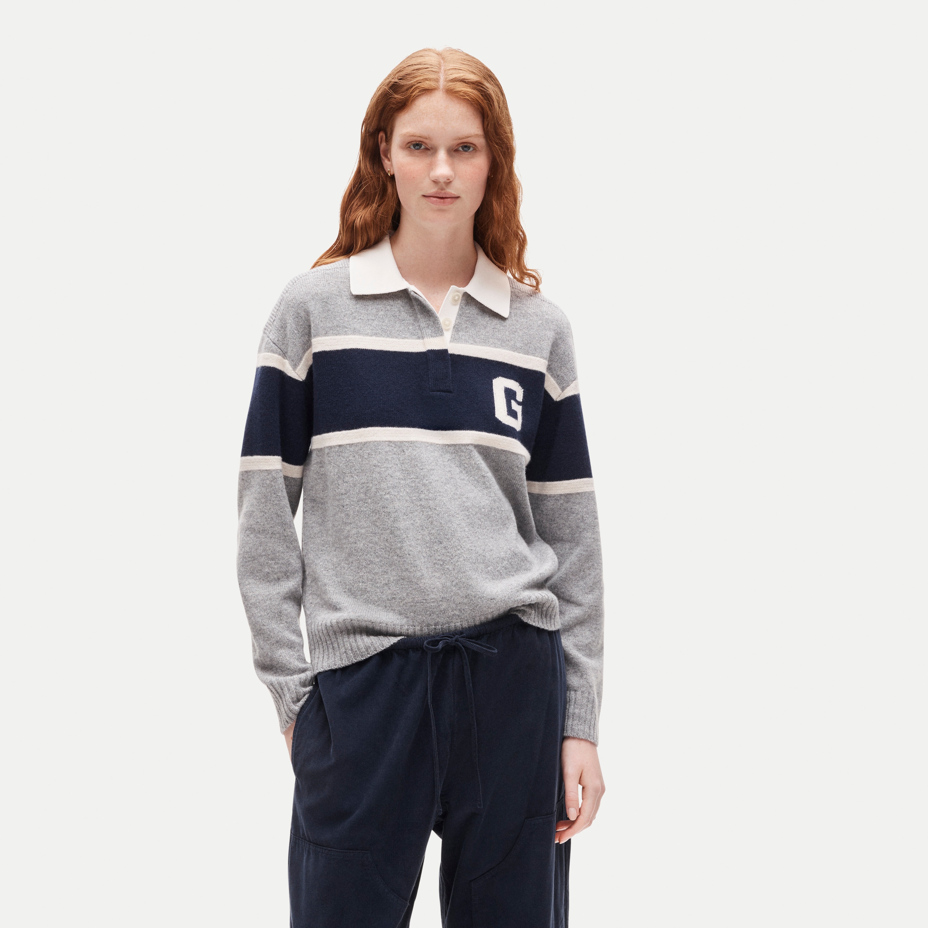 '47 x J.Crew vintage wool Georgetown rugby