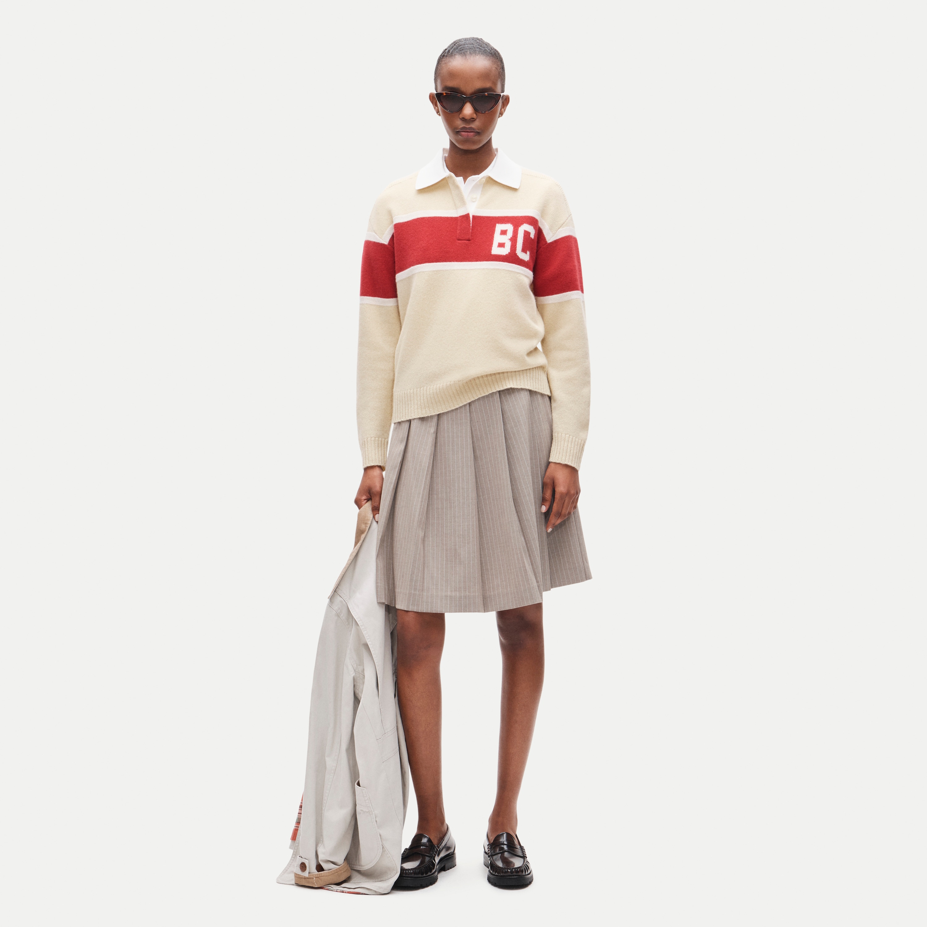 '47 x J.Crew vintage wool Boston College rugby