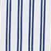 Cinched button-up shirt in Greenwich poplin WHITE BLUE