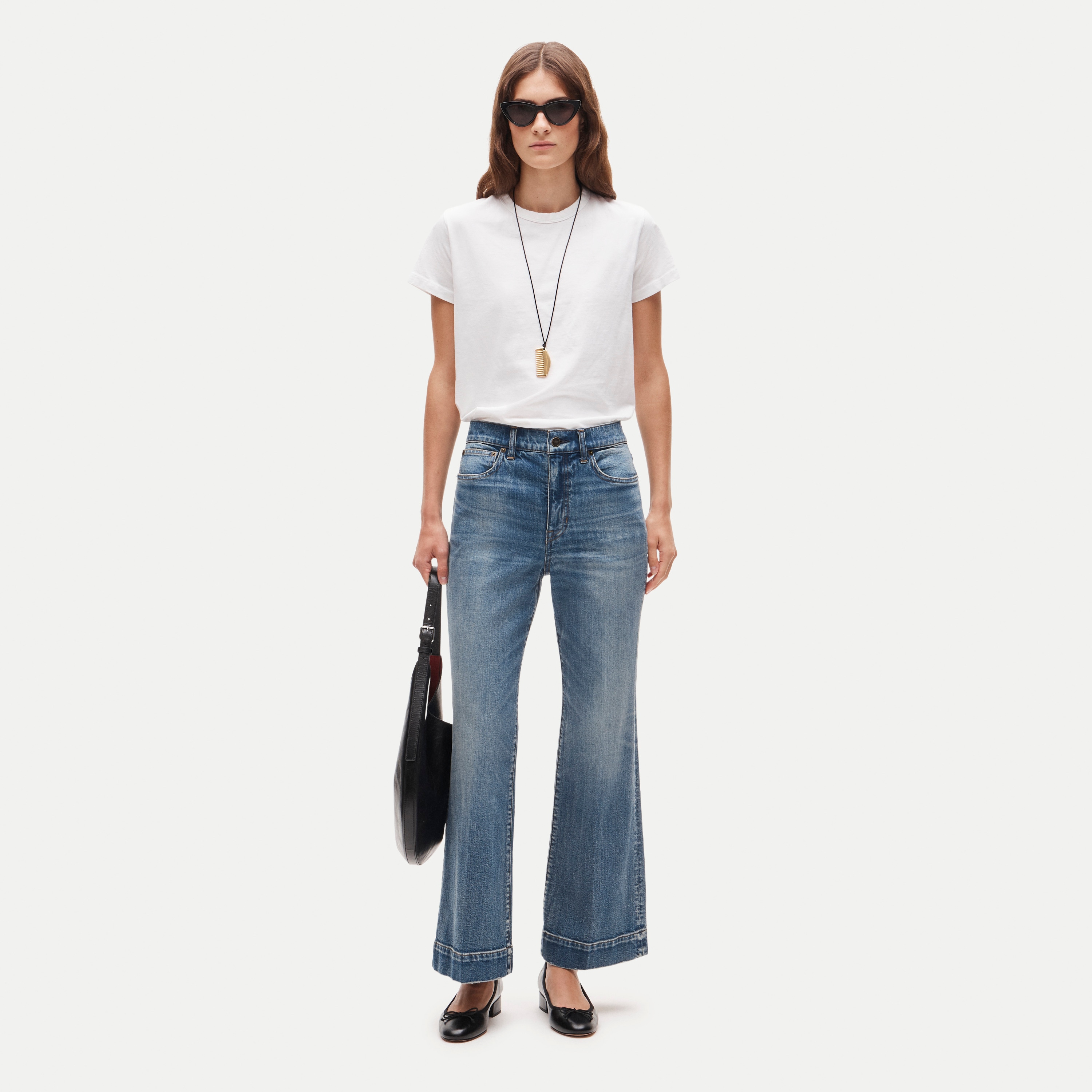 Charley kickout cropped jean