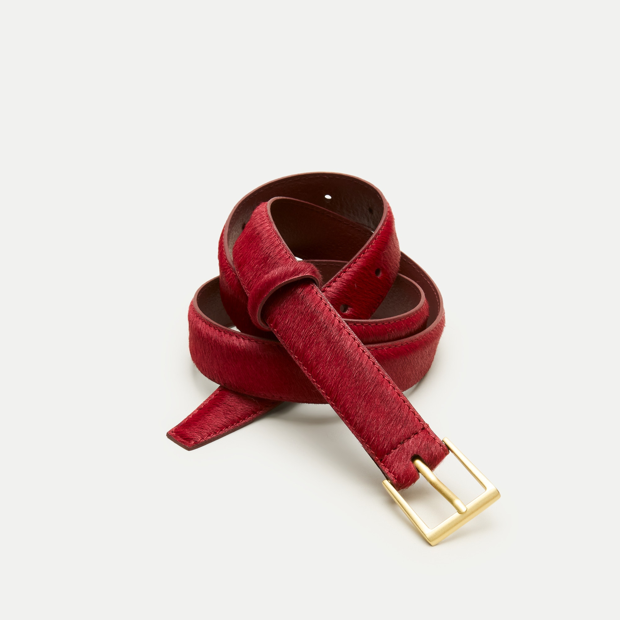 Berkeley belt in calf hair