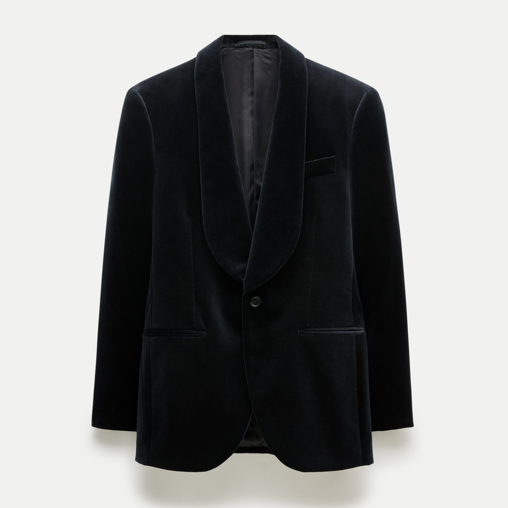 Crosby Classic-fit shawl-collar dinner jacket in velvet
