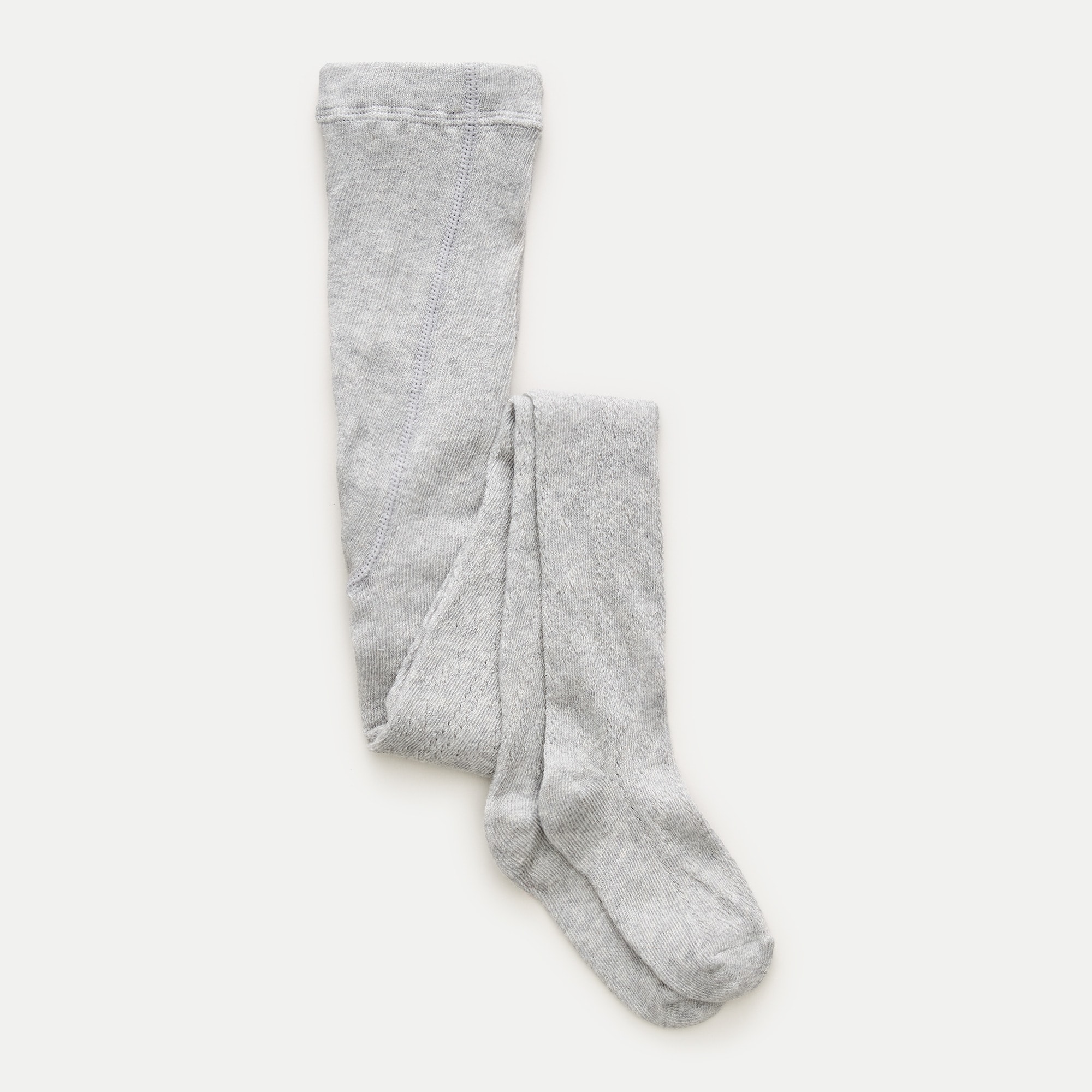 Girls' pointelle-knit tights